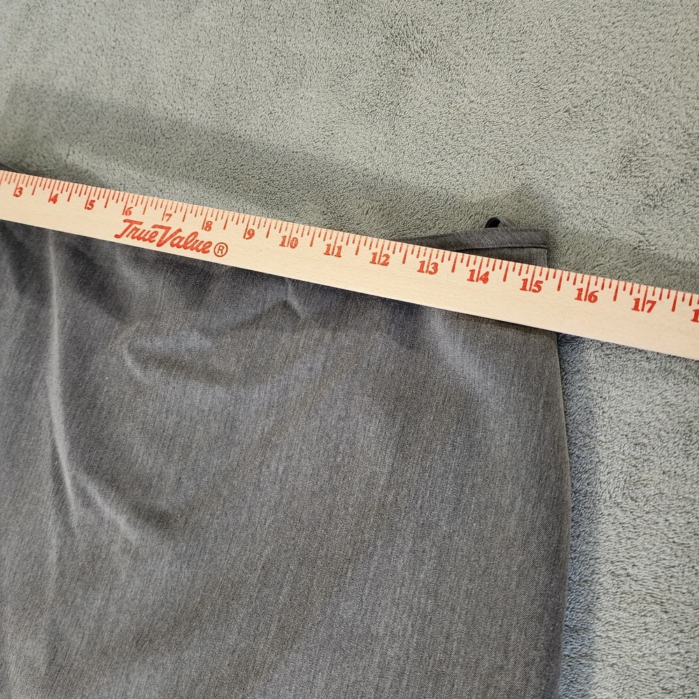 Anne Kline  Pencil‎ Skirt Women's Size 10 Gray Classic Business Casual Side Zip - Picture 7 of 9